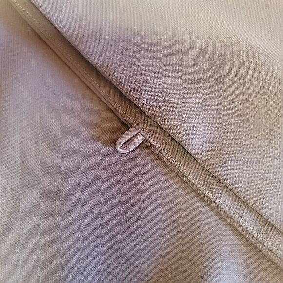 Amanda Uprichard Genessee Gray Blouse Open Sleeve Pearl Button Womens Size S - Picture 7 of 8